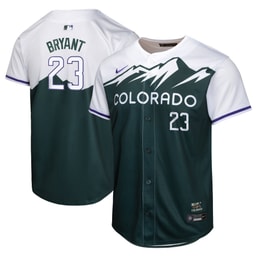 Youth Baseball team Kris Bryant Green City Connect Limited Player Jersey