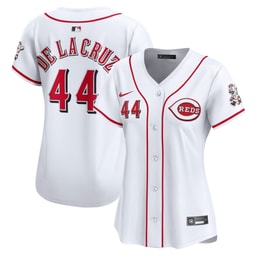 Women's Baseball team Elly De La Cruz White Home Limited Player Jersey