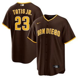 Men's Baseball team Fernando Tatis Jr. Brown Alternate Player Jersey
