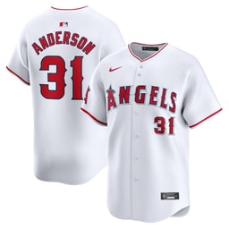Tyler Anderson 31 Baseball team Home Limited Player Men's Jersey - White