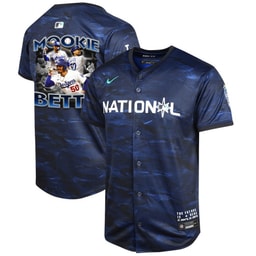 Mookie Betts 50 Baseball team Posture 2023 All-Star Game Limited Player YOUTH Jersey - Royal