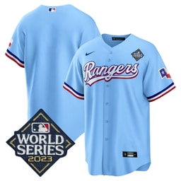 Baseball team 2023 World Series Stitched Baseball Jersey - Blue