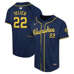 Christian Yelich Milwaukee 22 Brewers Alternate Limited Youth Jersey - Navy