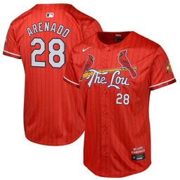 Youth Baseball team Nolan Arenado 2024 City Connect Limited Player Jersey, Red