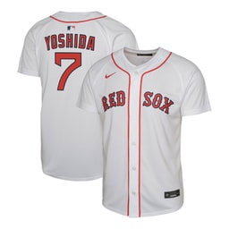 Youth Baseball team Masataka Yoshida White Home Player Jersey