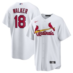 Men's Baseball team Jordan Walker White Home Official Player Jersey
