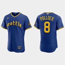 AJ Pollock 8 Baseball team 2023 City Connect Elite Jersey - Royal