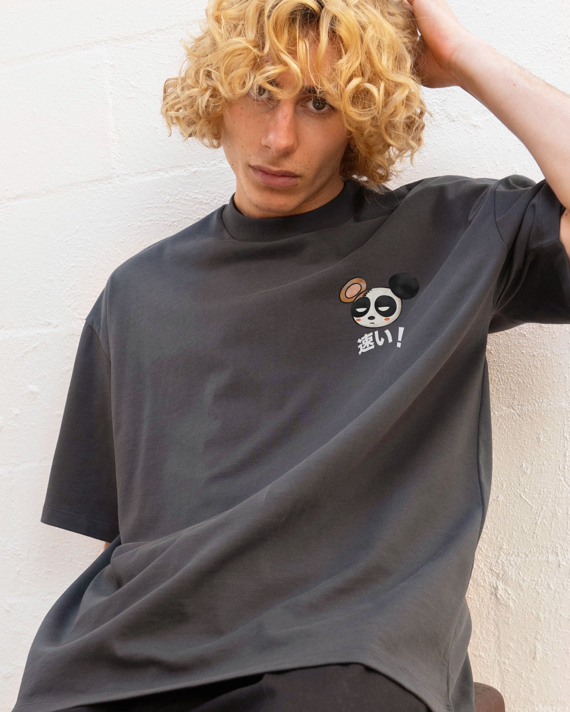 C-70 Oversized Graphic Tee - TINYKOL Unisex 90s Boxy Fit 275gsm Combed Cotton