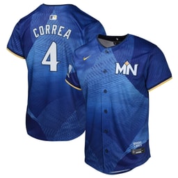 Youth Baseball team Carlos Correa Royal 2024 City Connect Limited Jersey