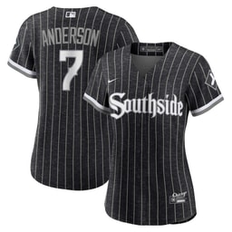 Tim Anderson 7 Baseball team Women's City Connect Player Jersey - Black