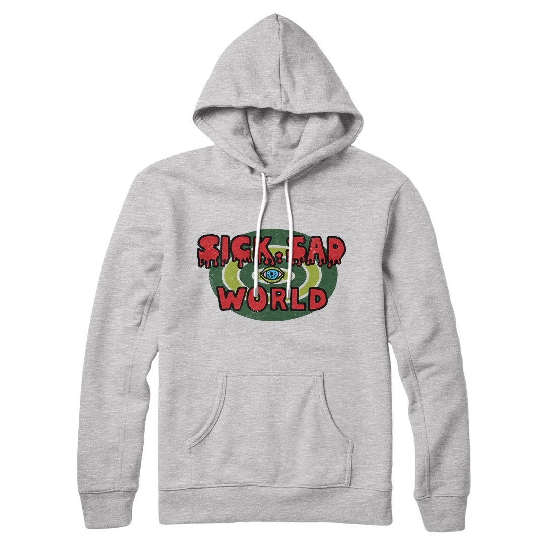 Sick Sad World Pullover Hoodie - Unisex Cotton Polyester Loose Fit