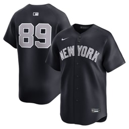 Jasson Dom?nguez 89 Baseball team Alternate Limited Player Men Jersey - Navy
