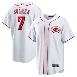 Eugenio Suarez 7 Baseball team Home Men's Jersey - White