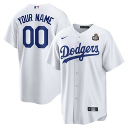 Baseball team 2024 World Series Home Custom Men's Jersey - White