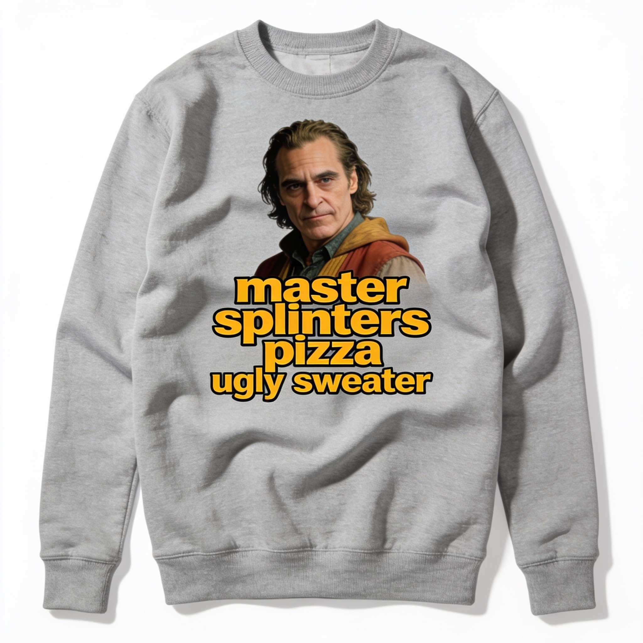 Master Splinters Pizza Ugly Sweater