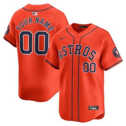 Baseball team Alternate Limited Custom Men's Jersey - Orange