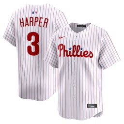 Men's Baseball team Bryce Harper White Home Limited Player Jersey