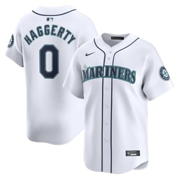 Sam Haggerty 0 Baseball team Home Limited Player Men's Jersey - White