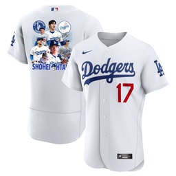 Baseball player 17 Baseball team Signed Sho King 2023 Home ELITE Jersey - Men's White Jersey