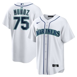 Men's Baseball team Andr?s Mu?oz White Home Player Jersey