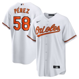 Men's Baseball team Cionel Perez White Home Jersey
