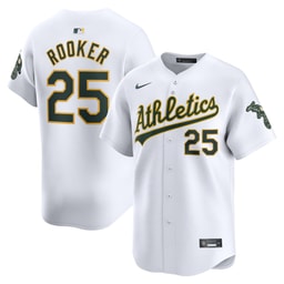Men's Baseball team Brent Rooker White Home Limited Player Jersey