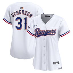 Women's Baseball team Max Scherzer 2024 Gold Collection Limited Player Jersey, White