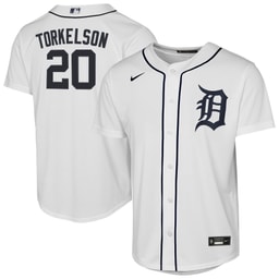 Youth Baseball team Spencer Torkelson White Home Player Jersey