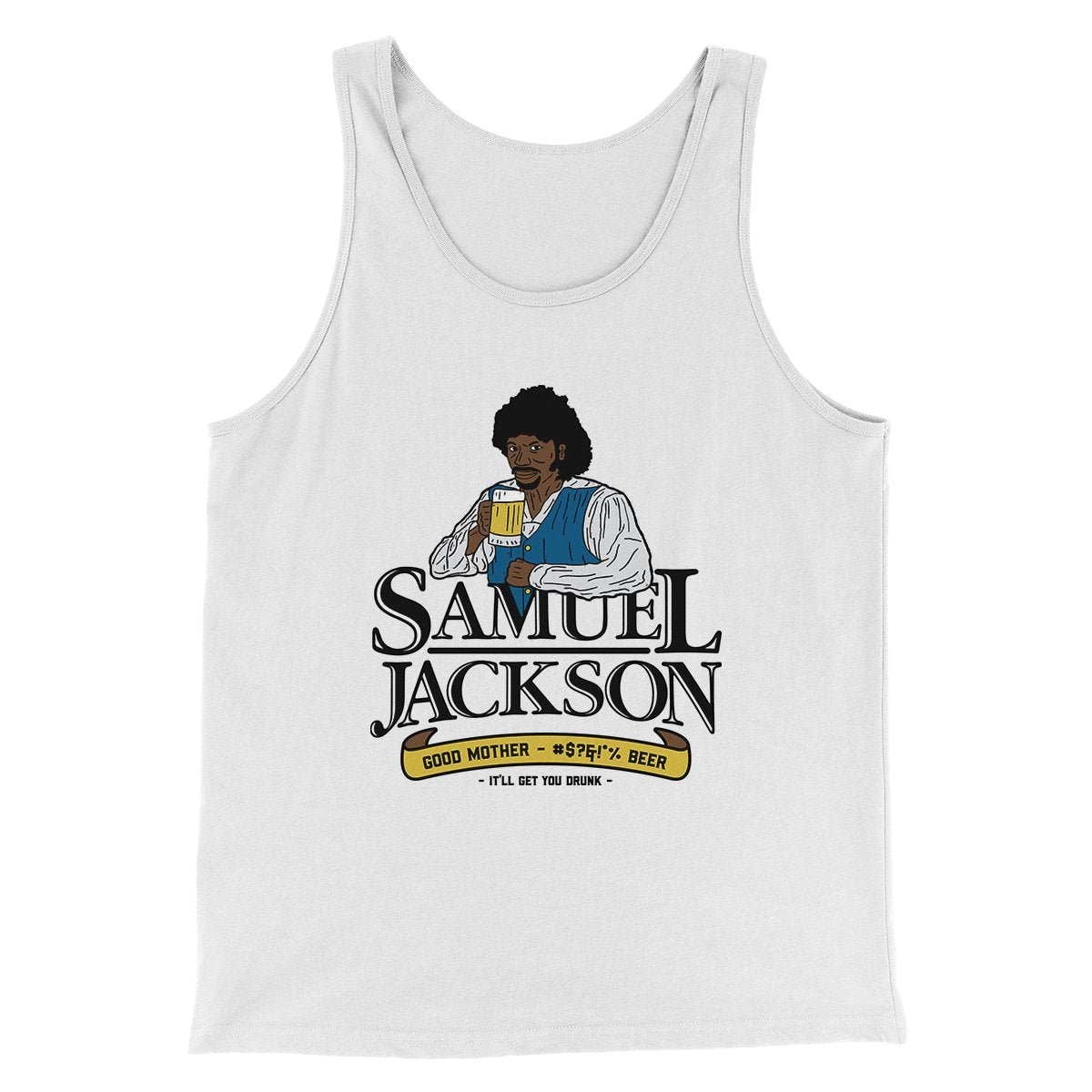 Samuel L. Jackson Beer Men/Unisex Tank Top