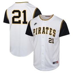 Youth Baseball team Roberto Clemente White Cooperstown Collection Limited Player Jersey