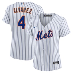 Women's Baseball team Francisco Alvarez Home Jersey, White