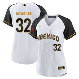 Joey Meneses 32 Mexico 2023 Alternate Baseball Jersey