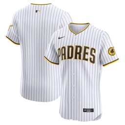 Men's Baseball team Home Elite Jersey, White