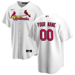 Men's Baseball team White Home Custom Jersey