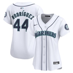 Women's Baseball team Julio Rodr?guez White Home Limited Player Jersey