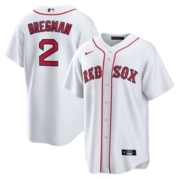 Men's Baseball team Alex Bregman White Home 1.0 Player Jersey