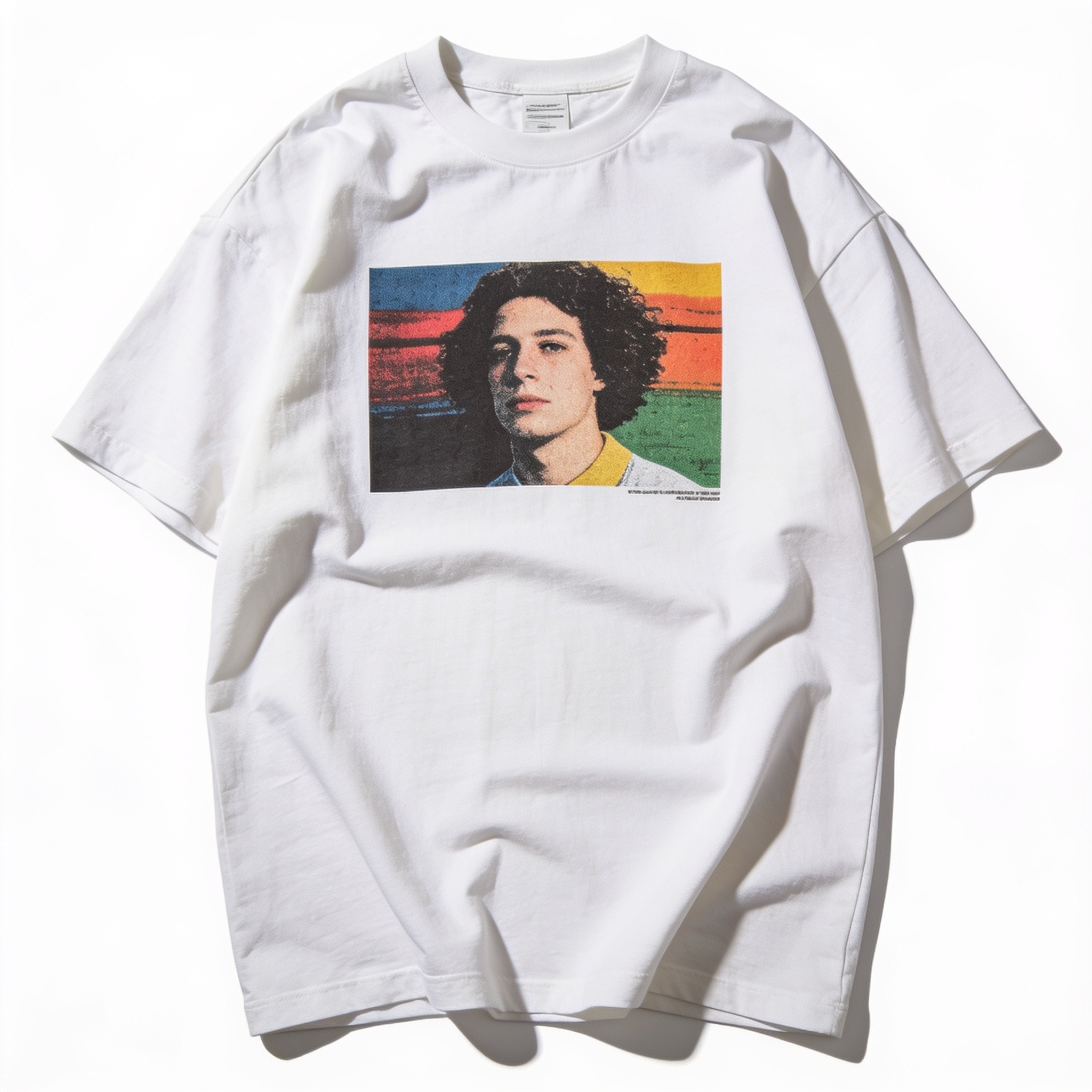 C-70 Oversized Graphic Tee - TINYKOL Unisex 90s Boxy Fit 275gsm Combed Cotton