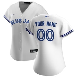 Women's Baseball team White Home Custom Jersey