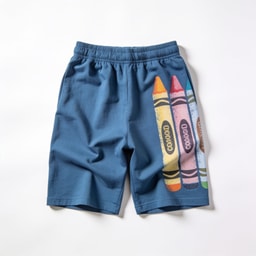 Crayon Shorts - BL101 Blue