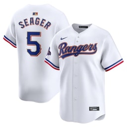 Corey Seager 5 Baseball team 2024 Gold Collection Limited Jersey - White