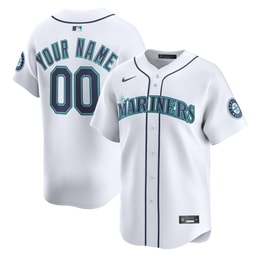 Men's Baseball team White Home Limited Custom Jersey