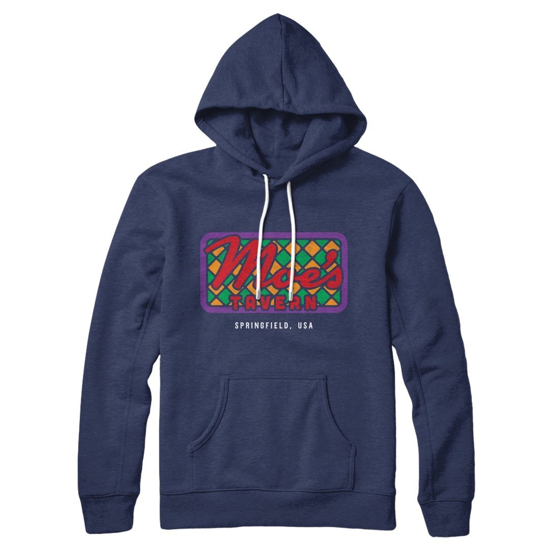 Moe's Tavern Hoodie - Unisex Cotton Polyester Pullover with Kangaroo Pocket