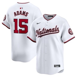Riley Adams 15 Baseball team Home Limited Player Men's Jersey - White