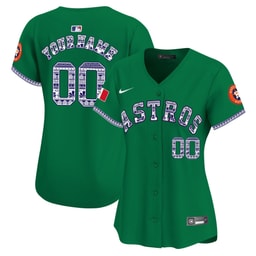 Baseball team Mexico Custom Women's Jersey - Green