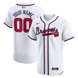 Men's Baseball team White Home Elite Custom Jersey