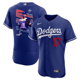 Baseball player 17 Baseball team Signed MVP 2023 Alternate ELITE Jersey - Men's Royal Jersey