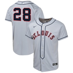 Youth Baseball team Nolan Arenado Gray 2024 Rickwood Classic Limited Player Jersey