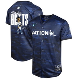 Mookie Betts 50 Baseball team Signed Cartoon 2023 All-Star Game Limited Player YOUTH Jersey - Royal