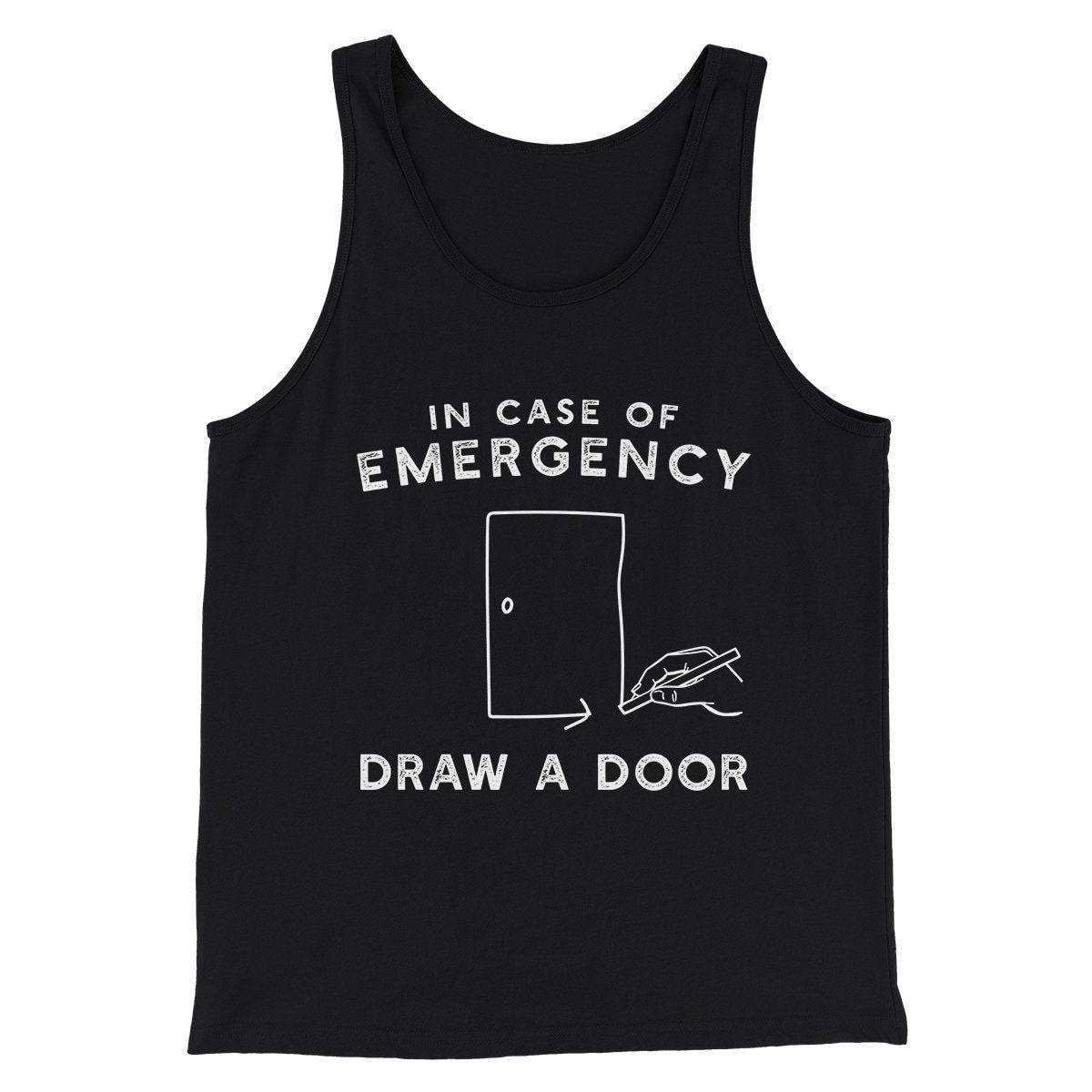 Draw a Door Men/Unisex Tank Top