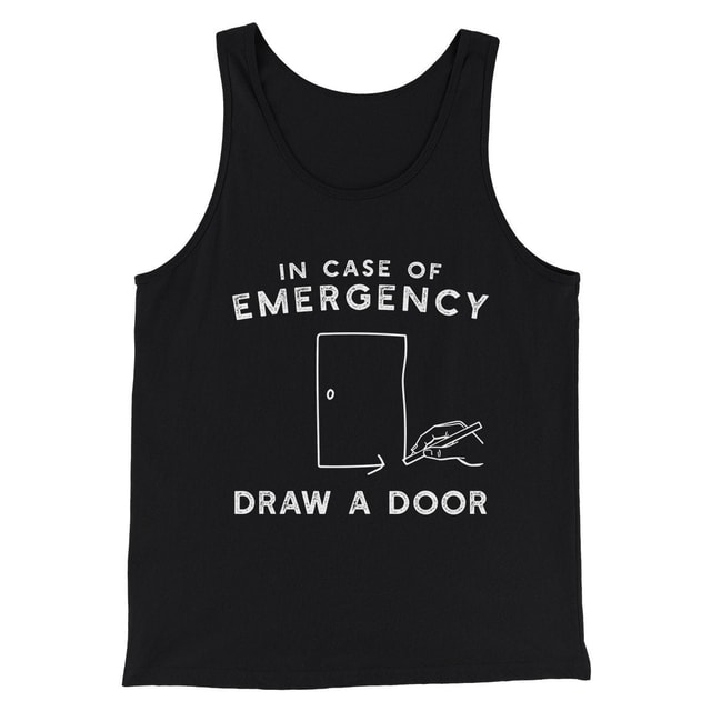 Draw a Door Men/Unisex Tank Top